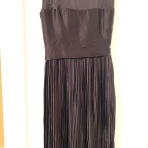 Beautiful floor length black Jil Sander dress